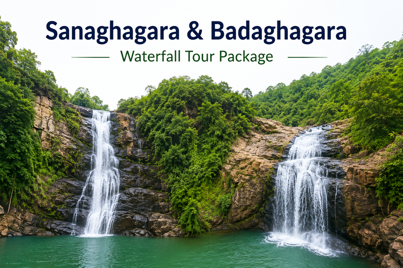 Sanaghagara & Badaghagara Waterfall Tour Package | Keonjhar Tour
