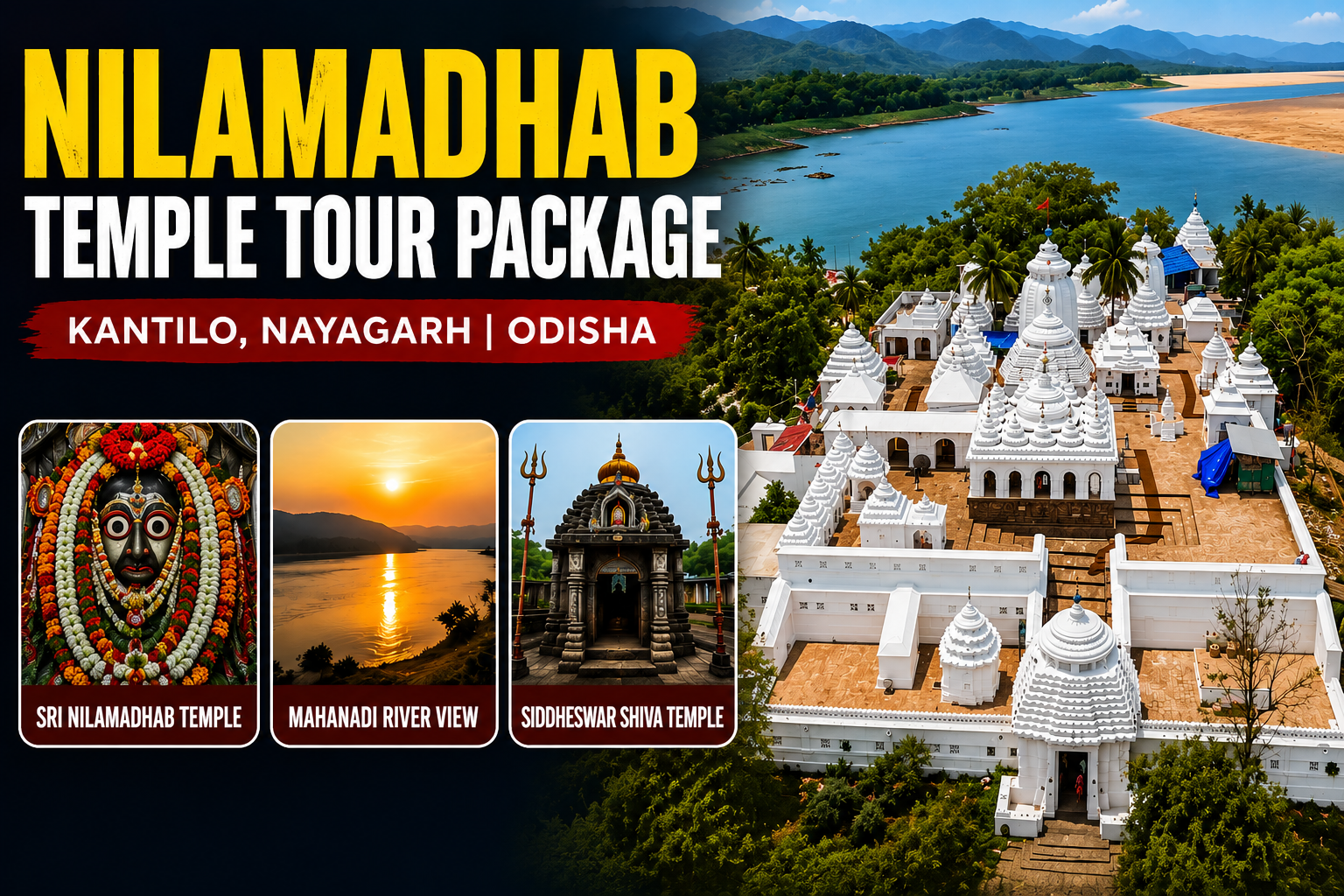Nilamadhav Temple Tour from Puri & Bhubaneswar | Kantilo Nayagarh Cab Package