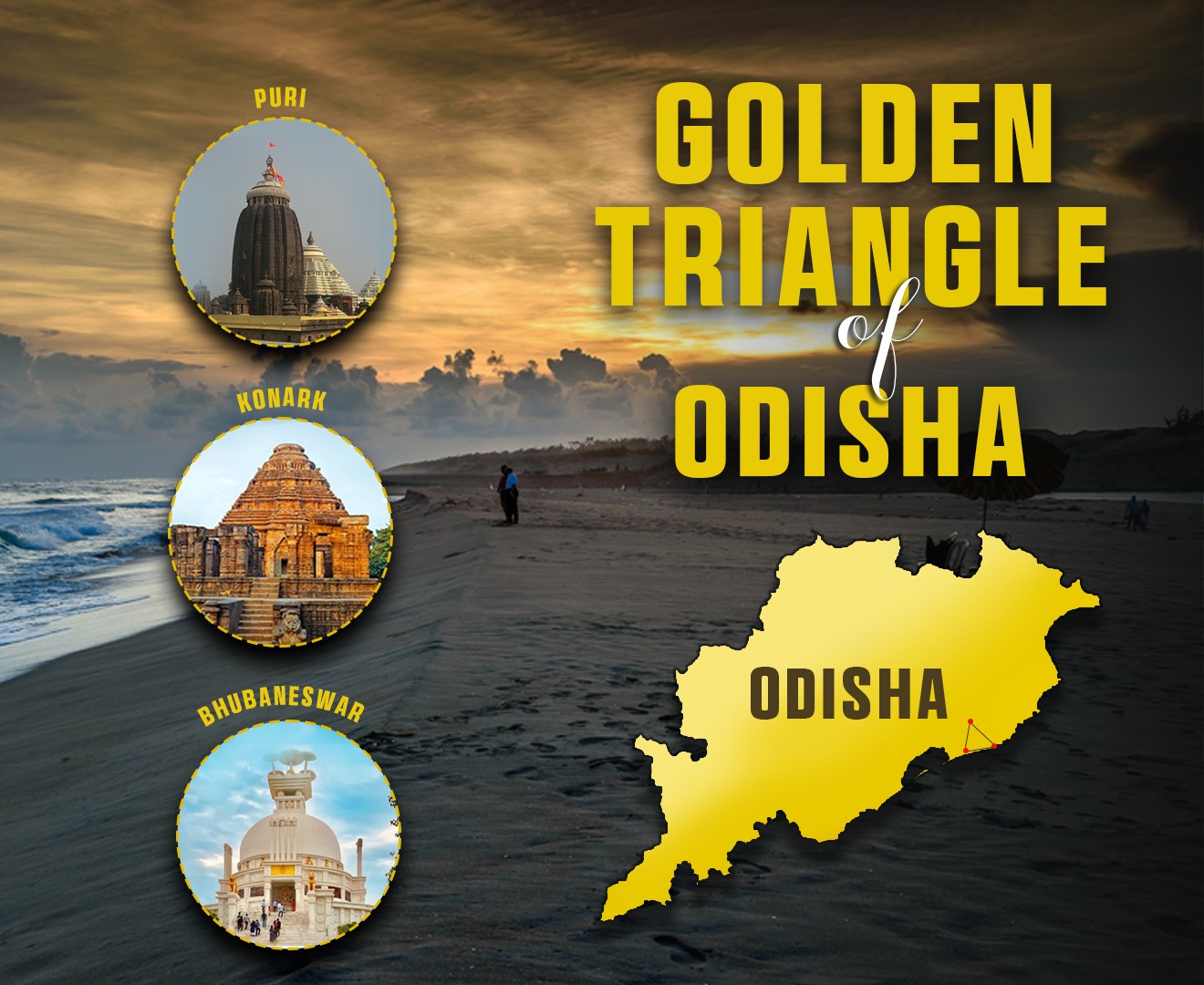 Golden Triangle Odisha Tour Package
