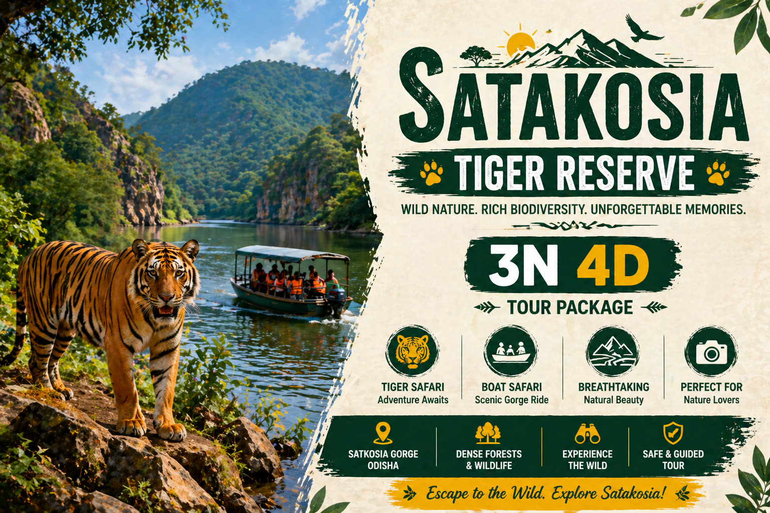 Satakosia - Tiger Reserve