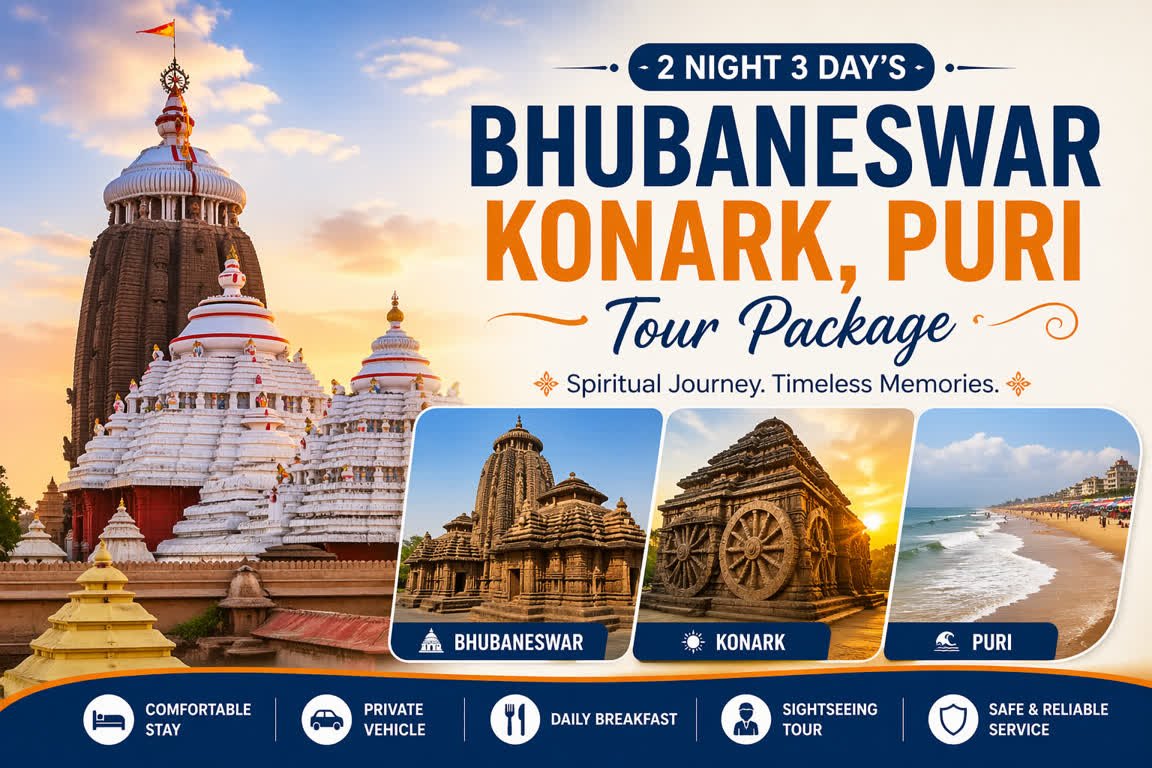 2N 3D Bhubaneswar Konark Puri Tour Package