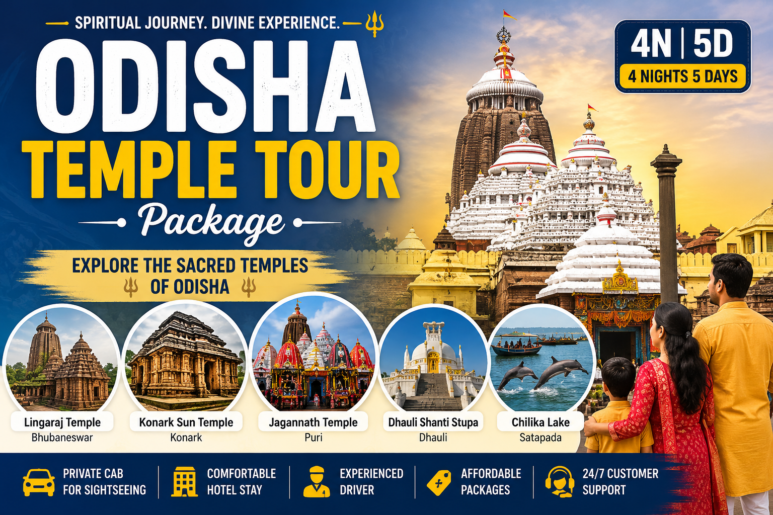 Odisha Temple Tour Package | Puri, Konark & Bhubaneswar Temple Tour
